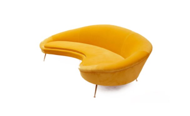 Studio bañon sofá amarillo ava